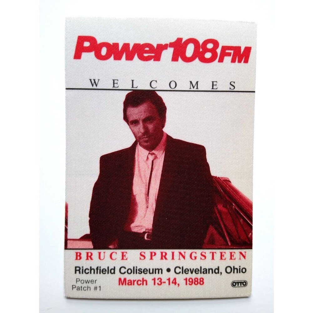 Bruce Springsteen 1988 Tunnel of Love Backstage Pass Original Concert Tour Rock